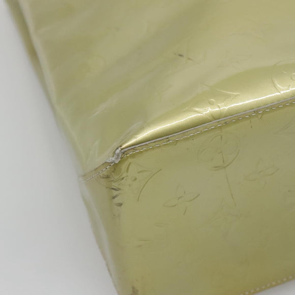 LOUIS VUITTON Monogram Vernis Reade MM Hand Bag Gris M91142 LV Auth 132877