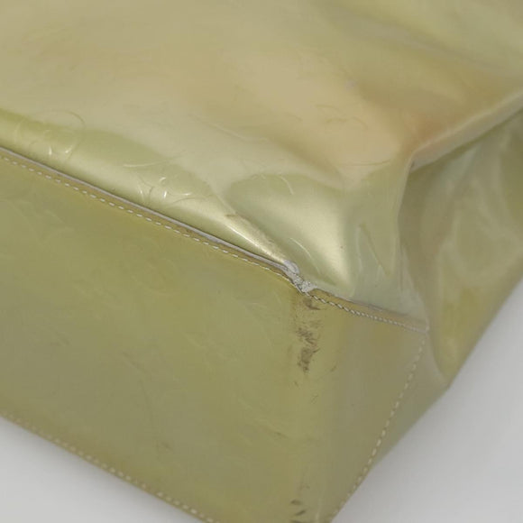 LOUIS VUITTON Monogram Vernis Reade MM Hand Bag Gris M91142 LV Auth 132877