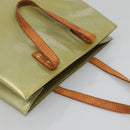 LOUIS VUITTON Monogram Vernis Reade MM Hand Bag Gris M91142 LV Auth 132877-6