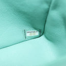 CHANEL Matelasse Chain Shoulder Bag Tweed Green Silver CC Auth 132887SM-10