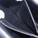 LOEWE Shoulder Bag Suede Blue Silver Auth 132888-22