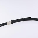 LOEWE Shoulder Bag Suede Blue Silver Auth 132888-8