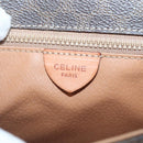 CELINE Macadam Canvas Shoulder Bag PVC Leather Brown Gold Auth 132889-17