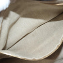 PRADA Canapa GM Hand Bag Canvas Black Pink gold Auth 132892-20