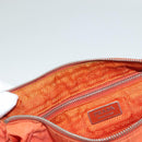 PRADA Shoulder Bag Nylon Orange Silver Auth 132897V-22