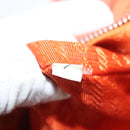 PRADA Shoulder Bag Nylon Orange Silver Auth 132897V-12