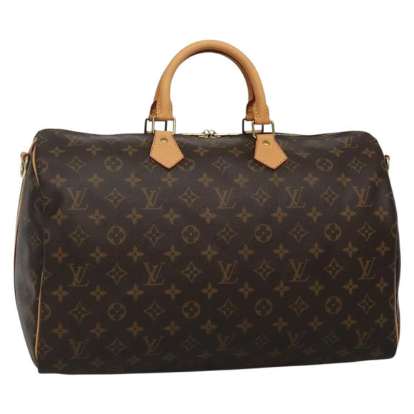 LOUIS VUITTON Monogram Speedy Bandouliere 40 Hand Bag M40393 LV Auth 132906