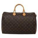 LOUIS VUITTON Monogram Speedy Bandouliere 40 Hand Bag M40393 LV Auth 132906-13