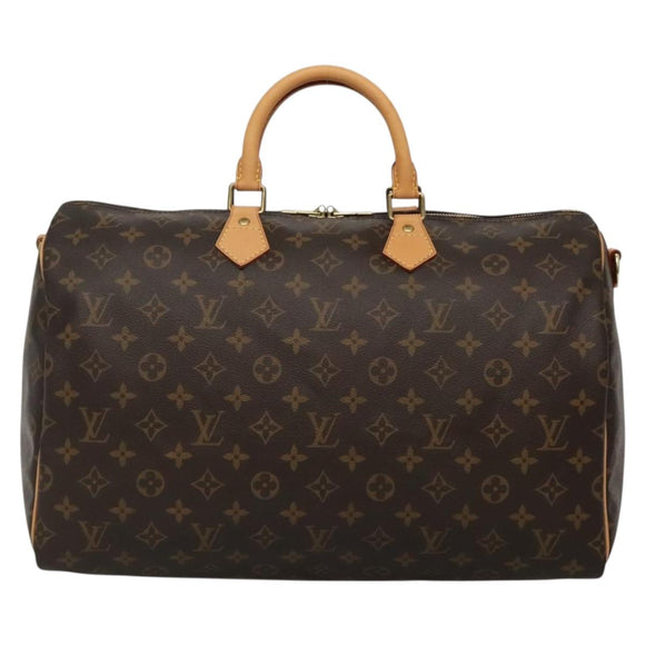 LOUIS VUITTON Monogram Speedy Bandouliere 40 Hand Bag M40393 LV Auth 132906
