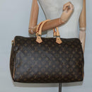LOUIS VUITTON Monogram Speedy Bandouliere 40 Hand Bag M40393 LV Auth 132906-21