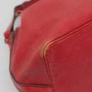 LOUIS VUITTON Epi Petit Noe Shoulder Bag Red M44107 LV Auth 132918-14