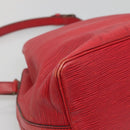 LOUIS VUITTON Epi Petit Noe Shoulder Bag Red M44107 LV Auth 132918-16