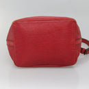 LOUIS VUITTON Epi Petit Noe Shoulder Bag Red M44107 LV Auth 132918-5