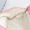 CHANEL Chain Matelasse Shoulder Bag Leather Pink CC Auth 132925V-27