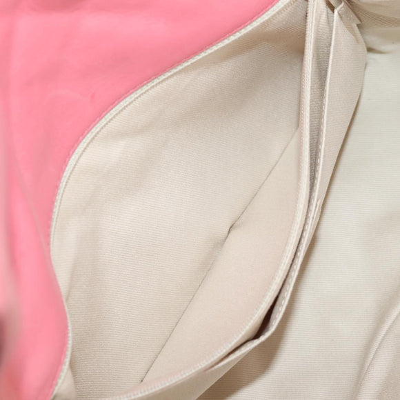 CHANEL Chain Matelasse Shoulder Bag Leather Pink CC Auth 132925V