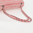 CHANEL Chain Matelasse Shoulder Bag Leather Pink CC Auth 132925V-7
