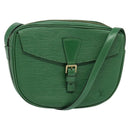 LOUIS VUITTON Epi Jeune Fille MM Shoulder Bag Green M52154 LV Auth 132936-1