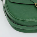 LOUIS VUITTON Epi Jeune Fille MM Shoulder Bag Green M52154 LV Auth 132936-14