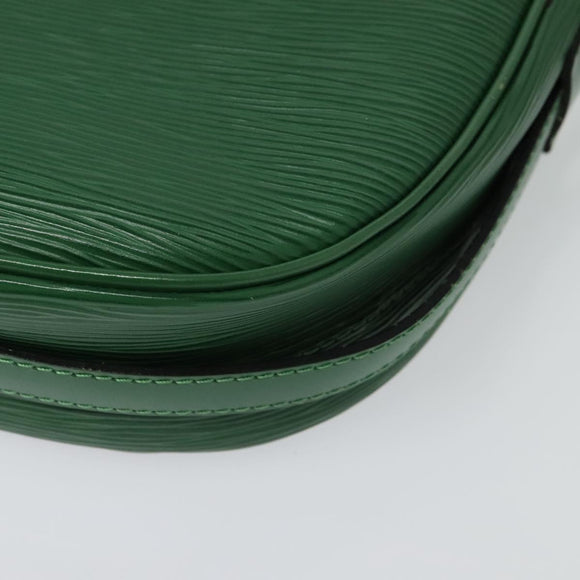 LOUIS VUITTON Epi Jeune Fille MM Shoulder Bag Green M52154 LV Auth 132936