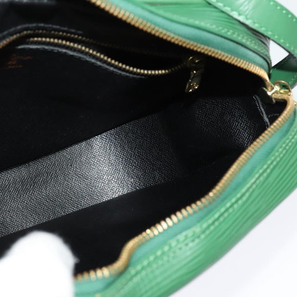 LOUIS VUITTON Epi Jeune Fille MM Shoulder Bag Green M52154 LV Auth 132936