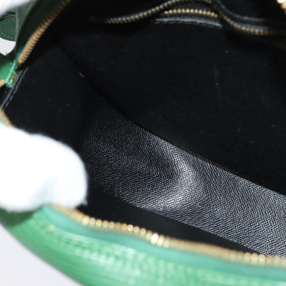 LOUIS VUITTON Epi Jeune Fille MM Shoulder Bag Green M52154 LV Auth 132936