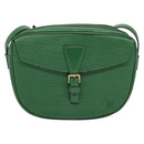 LOUIS VUITTON Epi Jeune Fille MM Shoulder Bag Green M52154 LV Auth 132936-13