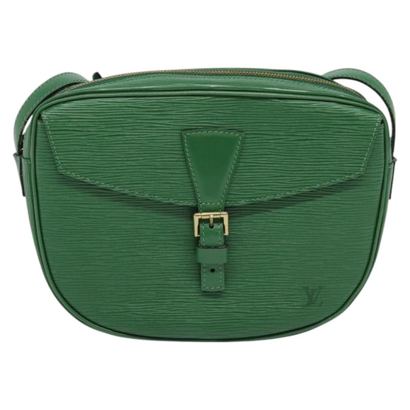 LOUIS VUITTON Epi Jeune Fille MM Shoulder Bag Green M52154 LV Auth 132936