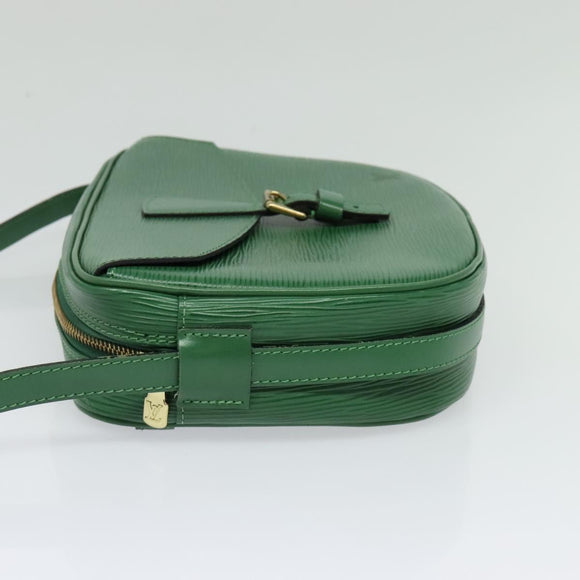 LOUIS VUITTON Epi Jeune Fille MM Shoulder Bag Green M52154 LV Auth 132936