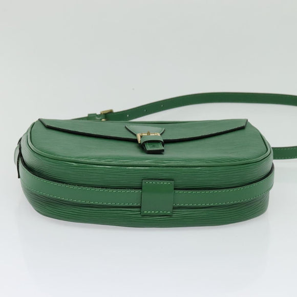 LOUIS VUITTON Epi Jeune Fille MM Shoulder Bag Green M52154 LV Auth 132936