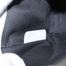 BURBERRY Chain Roller Shoulder Bag Leather White Silver Auth 132944-21