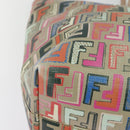FENDI Zucca Canvas Tote Bag PVC Multicolor Gold Auth 132953V-15