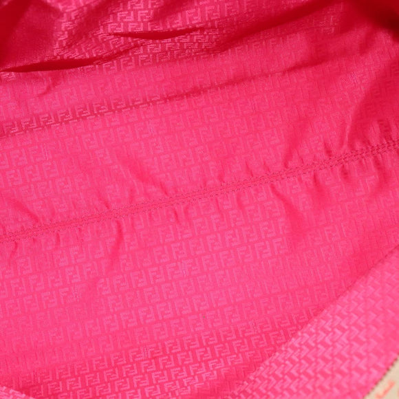 FENDI Zucca Canvas Tote Bag PVC Multicolor Gold Auth 132953V