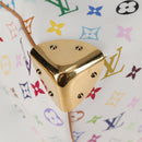LOUIS VUITTON Monogram Multicolor Speedy 30 Bag White Bron M92643 Auth 132956SAV-8