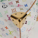 LOUIS VUITTON Monogram Multicolor Speedy 30 Bag White Bron M92643 Auth 132956SAV-15
