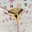 LOUIS VUITTON Monogram Multicolor Speedy 30 Bag White Bron M92643 Auth 132956V-16