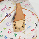 LOUIS VUITTON Monogram Multicolor Speedy 30 Bag White Bron M92643 Auth 132956SAV-21