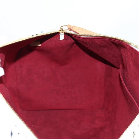 LOUIS VUITTON Monogram Multicolor Speedy 30 Bag White Bron M92643 Auth 132956V