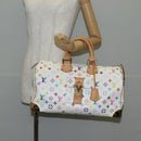 LOUIS VUITTON Monogram Multicolor Speedy 30 Bag White Bron M92643 Auth 132956V-24