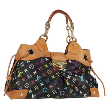 LOUIS VUITTON Monogram Multicolor Ursula Tote Bag Black M40124 LV Auth 132957V