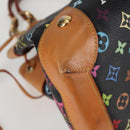 LOUIS VUITTON Monogram Multicolor Ursula Tote Bag Black M40124 LV Auth 132957V-15