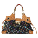 LOUIS VUITTON Monogram Multicolor Ursula Tote Bag Black M40124 LV Auth 132957V-13