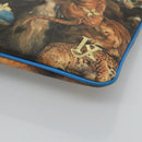 LOUIS VUITTON Celty Pochette Plat Pouch Koons Rubens M64617 LV Auth 132960A-15