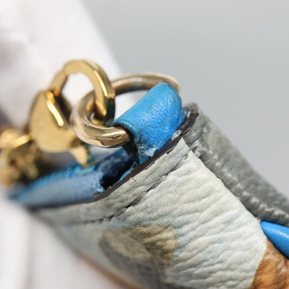 LOUIS VUITTON Celty Pochette Plat Pouch Koons Rubens M64617 LV Auth 132960A