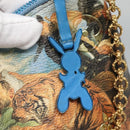 LOUIS VUITTON Celty Pochette Plat Pouch Koons Rubens M64617 LV Auth 132960A-9