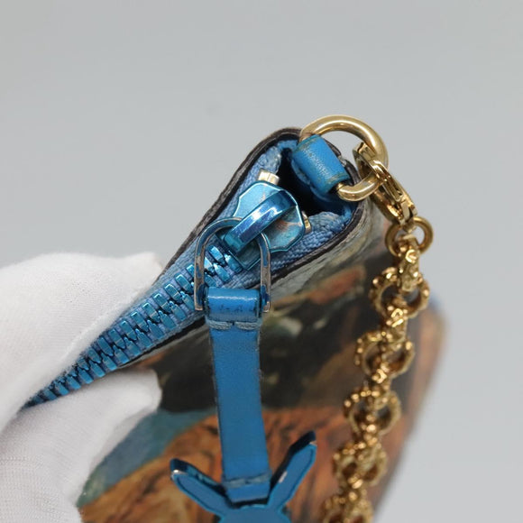 LOUIS VUITTON Celty Pochette Plat Pouch Koons Rubens M64617 LV Auth 132960SAM