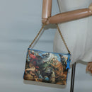 LOUIS VUITTON Celty Pochette Plat Pouch Koons Rubens M64617 LV Auth 132960A-24