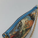 LOUIS VUITTON Celty Pochette Plat Pouch Koons Rubens M64617 LV Auth 132960A-6