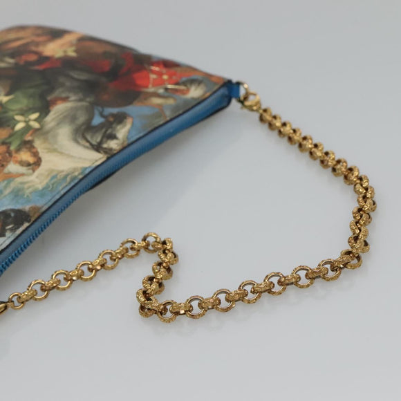 LOUIS VUITTON Celty Pochette Plat Pouch Koons Rubens M64617 LV Auth 132960A