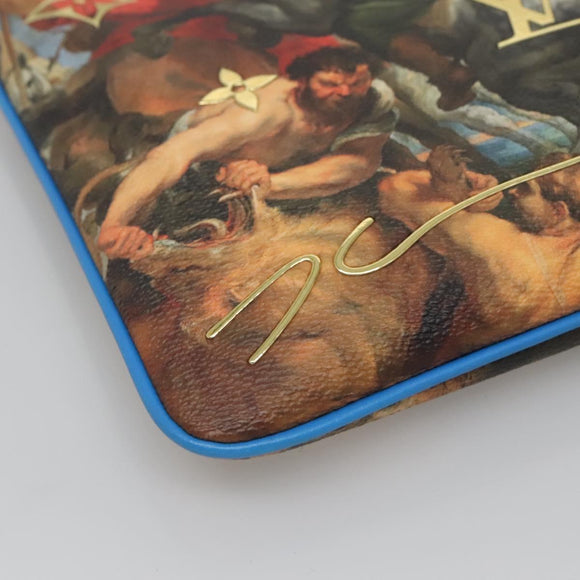 LOUIS VUITTON Celty Pochette Plat Pouch Koons Rubens M64617 LV Auth 132961M
