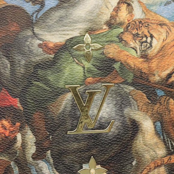 LOUIS VUITTON Celty Pochette Plat Pouch Koons Rubens M64617 LV Auth 132961M